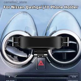 Car Holder Car Phone Holder For Nissan Qashqai j10 2008 2010 2011 2012 2013 2015 Styling Bracket GPS Stand Rotateble Mobile Accessories Q231104