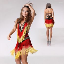 Stage Wear Dance Latin Dress Women Tango For Rumba Salsa Samba Costume FF1431