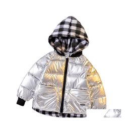 Down Coat Boys Winter Padded Jacket Thickened Hooded Drop Delivery Baby Kids Maternity Clothing Outwear Dhdch