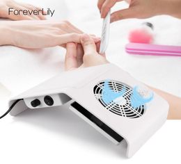 Nail Art Equipment 40W Dust Collector Suction Vacuum Cleaner Fan Manicure Machine Tools Salon3227295
