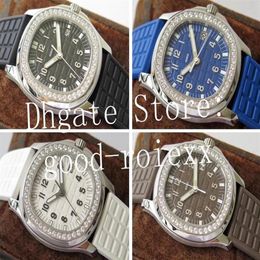 4 Colour 35 6mm Diamond Watches Women's Quartz Cal E 23-250 PPF Factory Watch Ladies 5067 Tropical Rubber Ronda Ladys Wristwa244w