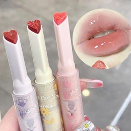 Lip Gloss Jelly Lipstick Creative Love Shape Matte Natural Long-Lasting Waterproof Women Professional Beauty Makeup Cosmetic