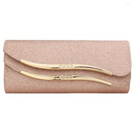 Evening Bags Fashion Sequined Envelope Clutch Women'S Bling Day Clutches Pink Wedding Purse Female Handbag 2023 Banquet Bag