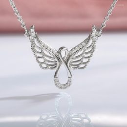 Pendant Necklaces CAOSHI Aesthetic Flying Angle For Women Trendy Statement Jewelry On The Neck Exquisite Design Accessories Drop