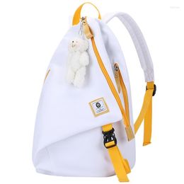 Backpack Women Student Oxford Cloth Purse Large Capacity Multiple Zipper Pockets Shoulder Bag Dumpling Shaped Satchel Handbag