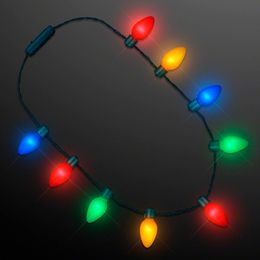 Christmas Decorations Light Up Bb Necklaces For Ugly Xmas Sweater Parties And Party Favours Drop Delivery Am3Rp