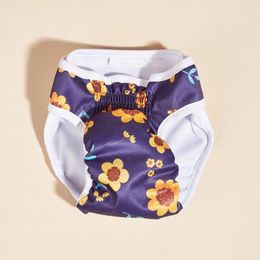 Dog Apparel Pet Physiological Pants Durable Soft Leak-proof Flower Printing Menstrual Sanitary Diaper Supplies