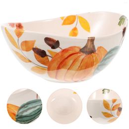 Dinnerware Sets Dessert Serving Bowl Bowls Entertaining Household Salad Ingot Decorative Shaped Ceramics Restaurant Fall