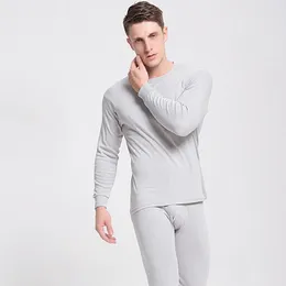 Men's Thermal Underwear 2023 Men Termal Lon Jons Autumn Winter Tops Pants 2 Piece Set Keep Warm Tick Plus Size L-2XL Termica Omem