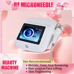 Home Beauty Instrument Professional Skin Lifting Anti-wrinkle Acne Scar Removal Stretch Marks Removal Fractional RF Machine Microneedling Beauty Machine