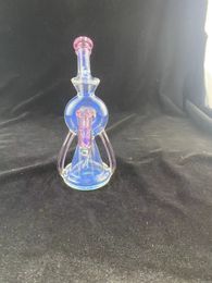 Hookah Secret white and pink Glass hookah rig bong, 14mm joint factory direct sales welcome to place your order