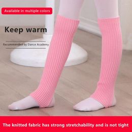 Sports Socks Winter Girls Dance Leggings Gym Fitness Exercised Hose Long Pile Knee High Thickened Warm Ballet