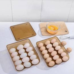 Kitchen Storage Egg Organiser Rolling Rack Tray For Fridge Freshness Home Drawer Organisation Eggs Keeping Without Breaking