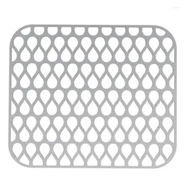 Table Mats Dish Drying Pad Silicone Heat-resistant Quick Non-slip Kitchen Draining Tool Sink Mat Protector