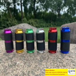 Cool Colourful Aluminium Cylindrical Cracker Puncture Bottle Opener Pollen Press Cream Whipper Dispenser Smoking Tool Portable Holder DHL Free