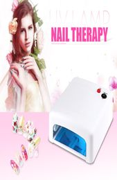 Nail Dryers Professional Gel Dryer High Quality 36W UV Lamp 220V EU Plug Led Curing Light Art Tools1490157