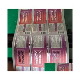Labels Tags Wholesale Custom Stickers For Jars Essential Oil Any Products Price Tag Barcode Instruction Cards Printing Customise D Dhqgd