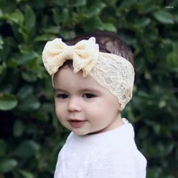 Hair Accessories Baby Toddler Cute Girl Kids Bow Hairband Turban Headband Headwear Lace Bowknot Headbands For Girls