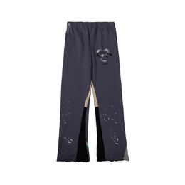 2023 Fashion and comfort Galleries Pants Depts Mens Womens Sweatpants Speckled Letter Print Mans Couple Loose Versatile Straight Casual Designer Clothes Pant S XL