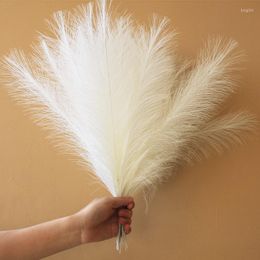 Decorative Flowers 10Pcs Artificial Pampas Grass For Home Wedding Decoration Party Room Decor Bedroom DIY Silk Flower Fake Plant Reed