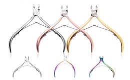 Fingernail Toenail Cuticle Nipper Trimming Stainless Steel Professional Nail Clipper Cutter Cuticle Scissor Plier Manicure Tool HH2231605