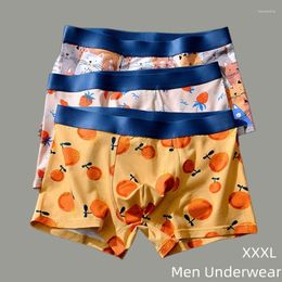 Underpants Men's Boxer Shorts Men Underwear Boxers Breathable Panties Cute Cartoon Soft Mens Briefs Plus Size L-XXXL