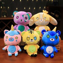 20cm Kawaii Ranboo Funneh Teddy Bear Stuffed Animal Bear Animal Decoration Children's Toys Plush Toys More Morning Soft Toy