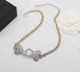 2023 Luxury quality charm pendant necklace heart shape different style in 18k gold plated have stamp box PS4813A