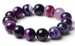 Charm Bracelets Fashion Purple Onyx Bracelets for Women Buddha beads Bangle Ethnic Accessories Men Bracelet Valentine's Day Gift AA230403