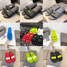 2023 Designer Slides Pantofole da uomo Borsa di lusso fiori sbocciano stampa in pelle Web Scarpe nere Sandali estivi di lusso alla moda sneakers da spiaggia