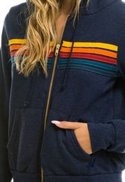 Hoodie hoodies designer sweatshirt hooded zipper Striped black size xl zip up hoodie designer clothing with pants