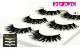 3D Mink False Eyelashes Lashes 21 Styles Handmade Soft Thick Natural Long Black Fake Eye Lash Eyelash 3 Pairs Beauty Tools5424874