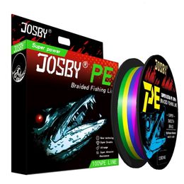 Braid Line JOSBY 300m 8 Strands 4 Braided Japan Fishing Line PE Braided Line Multifilament Floating Line Fishing Tackle Accessories 230403