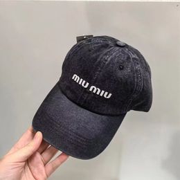 Miu Hat Duck Tongue Korean Edition Cotton Hardtop Baseball Cap Summer Colorful White Hat Riding Outward Sunscreen Hat LBDX