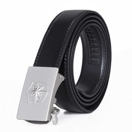 Suspenders 3.0cm automatic buckle inner black security pants leisure busins duty patrol armed belt