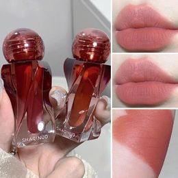 Lip Gloss Matte Lipstick Light Thin Texture Tint Natural Mud Easy To Color Glaze Sexy Red Long Lasting Lips Makeup