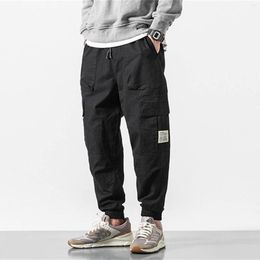 Men's Pants Mens Fashion Joggers Sports Casual Cotton Cargo Gym Sweatpants Trousers Long Pant Wild Grass