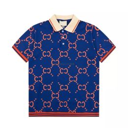 Nueva moda Londres Inglaterra Polos letra G Camisas Diseñadores para hombre Polos High Street Bordado Impresión Camiseta Hombres Verano Algodón Camisetas casuales