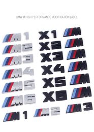2pcs M1 M3 M5 X1M X3M X5M M135i Logo Car Badges Side Rear Marker Body Sticker Auto Styling Decoration Accessories For BMW 1 3 5 G08975554