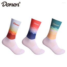 Sports Socks DONEN Cycling MTB Bicycle Breathable And Quick Dry Sublimation For Men Women