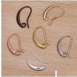 Clasps Hooks 100X DIY 제작 925 Sterling Sier Jewelry Finderings Hook Earring Pinch Bail Eor Wires Beads THVXD 9 DH4UA
