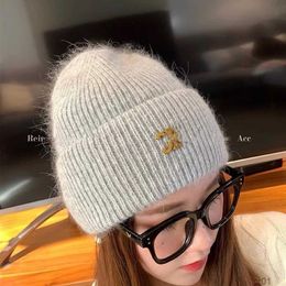 Beanie/skull Caps Ins New Net Red Design Sense Niche Cold Hats Meaculpa Knitting Men Women Warm Y2303n18r