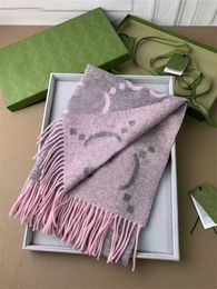 Designer scarf for women luxury letter cashmere scarfs winter echarpe scarf fashion warm soft long shawl classical mens scarf double side fa07