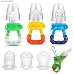 Pacifiers# Silicone Baby Fruit Feeder with Cover Baby Nipple Fresh Food Vegetable Supplement Soother Nibbler Feeding Teething PacifierL231104