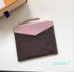 The test new style Famous card holders women wallet holders zipper Wallet Leather Bifold