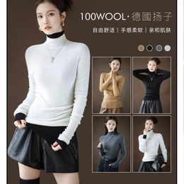 Women's Sweaters Base Seamless One-piece Soft Turtleneck Knitted Sweater 2023 Fashion Clothing