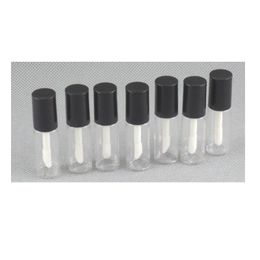 1000pcs/Lot 1.2 ml pretty Empty clear lip gloss tube lip balm bottle container Beauty Tool Mini Sample