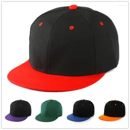 Ball Caps Patch Colour Snapback Cap Men Team Baseball Hat For Women's Flat Brimmed Hip Hop Hats Beach Sports