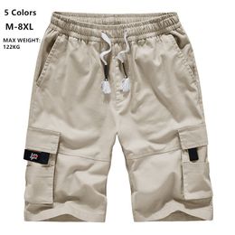 Men's Shorts Men's Cargo Shorts Summer Camo Shorts Sports Cotton Sports Pants Men's Camo Coat Plus Size 6XL 7XL 8XL Military Pantalon Corto Hombre 230404