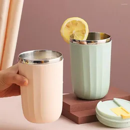 Water Bottles Leak-proof Travel Mug Capacity Stainless Steel With Sealed Lid Leakproof Insulated Tumbler For Milk Tea Coffee